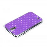 Wholesale Samsung Galaxy S4 Star Diamond Case (Purple)